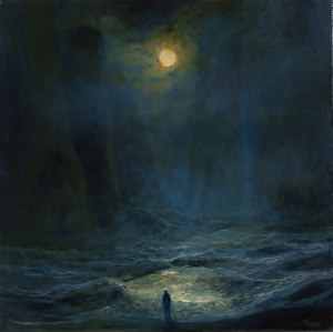 David Figielek \ Timorinelt (b. 1979), The stormy sea, 2020