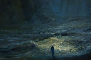 David Figielek \ Timorinelt (b. 1979), The stormy sea, 2020