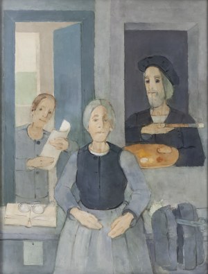 Kiejstut Bereźnicki (b. 1935, Poznań), Postacie w szarościach II, 2006-08