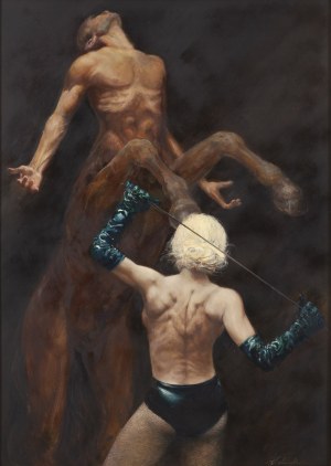 Daniel Pielucha (b. 1959, Wieluń), Temptation of St. Anthony