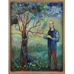 Franciszek Maśluszczak (ur. 1948, Kotlice), Pod jabłonią, 2015