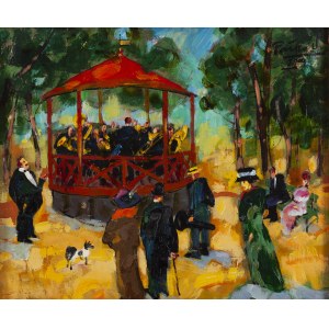 Witold Palka (1928 Dąbrówka Mała - 2013 Katowice), Concert in a gazebo, 2009
