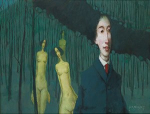 Waldemar Jerzy Marszałek (b. 1960, Dobrzyca), Untitled (green), 2004