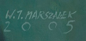 Waldemar Jerzy Marszałek (b. 1960, Dobrzyca), Untitled (green), 2004