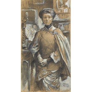 Kamieński Antoni, PORTRET OLGI BOZNAŃSKIEJ, 1917