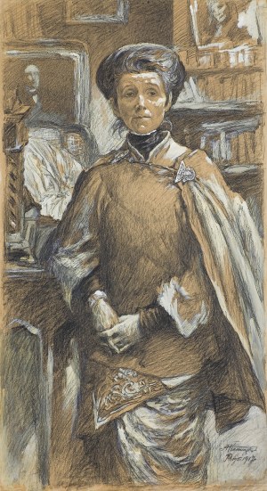 Kamieński Antoni, PORTRET OLGI BOZNAŃSKIEJ, 1917