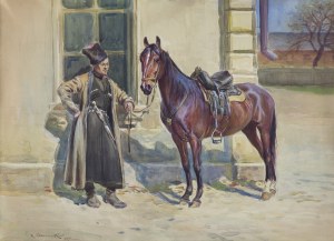 Adamczewski Marian (Mariusz), CZERKIES Z KONIEM, 1914