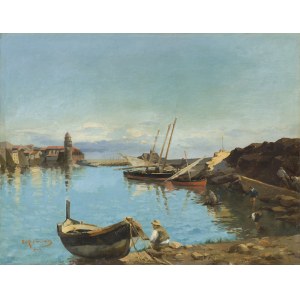 Alchimowicz Hiacynt, PORT W COLLIOURE, 1879