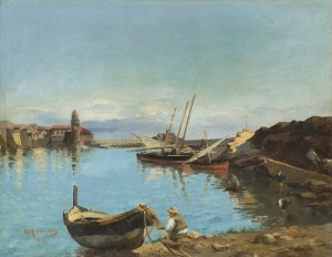 Alchimowicz Hiacynt, PORT W COLLIOURE, 1879