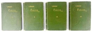MICKIEWICZ - POEZJE vol.1-4. Warsaw 1900