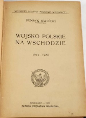 BAGIŃSKI- POLISH ARMY IN THE EAST