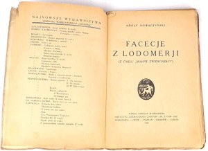 NOWACZYNSKI - FACECJE Z LODOMERJI cover design Zofia Stryjenska