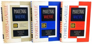 CHARLES DE GAULLE - WAR MEMORIES vol. 1-3