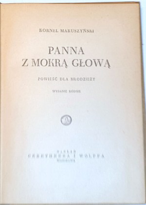 MAKUSZYŃSKI - PANNA Z MOKRĄ HEAD illustrated by S. Norblin