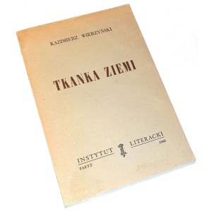 WIERZYŃSKI - TKANKA ZIEMI Paryż 1960r.