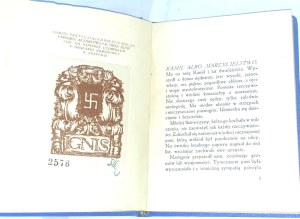 NAŁKOWSKA - CHARACTERS published 1922, signed by the author