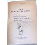 SZKLARSKI - TOMEK NA WOJENNEJ ŚCIEŻCE dedykacja autora