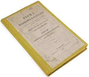 CHRZANOWSKI- PISMA WOJSKOWO- POLITICAL vol.1 1871, art of war