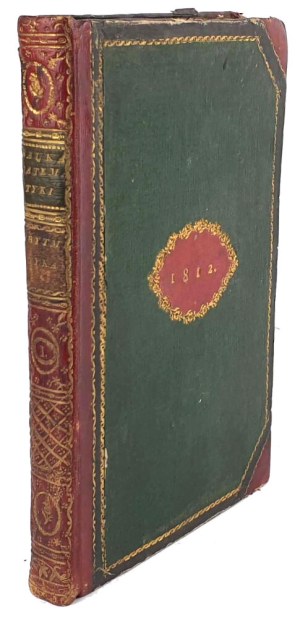 KONKOWSKI - THE SCIENCE OF MATHEMATICS FOR THE USE OF THE ELEMENTARY SCHOOL OF ARTILLERY AND ENGINEERS. VOL. 1, OBEYMUIĄCY ARITHMETIC. Binding 1812