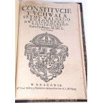CONSTITUCIE SEYMU WALNEGO KORONNEGO DWUDZIELNEGO, w Warszawie Roku MDCL Dnia 5 grudnia