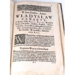 CONSTITUCIE SEYMU WALNEGO KORONNEGO WARSZAWSKIEGO SZESCNIEDZIELNEGO w Warszawie Roku MDCXXXV Zaczętego ostatniego Dnia Miesiąca Stycznia A skończonego XIV Marca