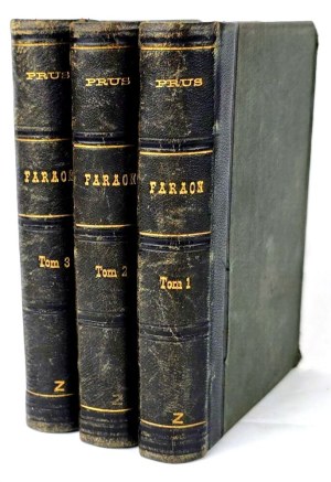 PRUS - FARAON vol. 1-3 [set in 3 vols.] ed.1, 1897r