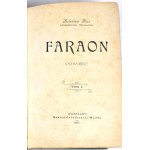 PRUS - FARAON t. 1-3 [komplet w 3 wol.] wyd.1, 1897r