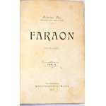PRUS - FARAON t. 1-3 [komplet w 3 wol.] wyd.1, 1897r