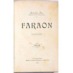 PRUS - FARAON t. 1-3 [komplet w 3 wol.] wyd.1, 1897r