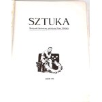 SZTUKA Miesięcznik ilustrowany, poświęcony sztuce i kulturze. Lwów 1911 - 1913. Wł. Jarocki - autolitografia