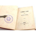 POTOCKI - WSPOMNIENIE O KOWNIE PRZEZ BONAWENTURĘ Z KOCHANOWA. Poznań 1854