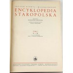 BRUCKNER- ENCYKLOPEDIA STAROPOLSKA oryginał TOM I-II [komplet]