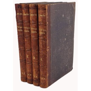 SZAJNOCHA - JADWIGA I JAGIEŁŁO vol.1-4 [complet] 1861.