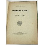 SOKOŁOWSKI- O BUDOWNICTWIE DREWNIANEM 1895. Egzemplarz Katarzyny z Branickich Adamowej Potockiej. Dedykacja Autora!