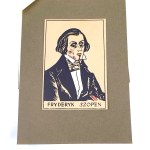 [STRYJEŃSKA ZOFIA]. PANTEON POLSKI. Wg rys. Z. Stryjeńskiej. Druk „Sérigraphie”. T. Wallich. Paryż 1954