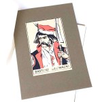 [STRYJEŃSKA ZOFIA]. PANTEON POLSKI. Wg rys. Z. Stryjeńskiej. Druk „Sérigraphie”. T. Wallich. Paryż 1954