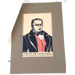 [STRYJEŃSKA ZOFIA]. PANTEON POLSKI. Wg rys. Z. Stryjeńskiej. Druk „Sérigraphie”. T. Wallich. Paryż 1954
