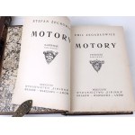 ZEGADŁOWICZ- MOTORY T.1-2 [komplet w 2 wol.] 1938. Książki ilustrowane śmiałymi grafikami Stefana Żechowskiego