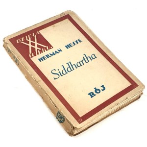HESSE- SIDDHARTHA. Pierwsze polskie wydanie, 1932