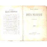 SIENKIEWICZ - RODZINA POŁANIECKICH t.1-3 (komplet) wydanie 1 z 1895r.