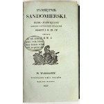 [HERBARZ JABŁOŃSKIEGO]] PAMIĘTNIK SANDOMIERSKI