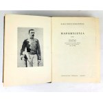BOGDANOWICZ - WSPOMNIENIA t. 1-2 [komplet]. Oprawa Helena Karpińska.