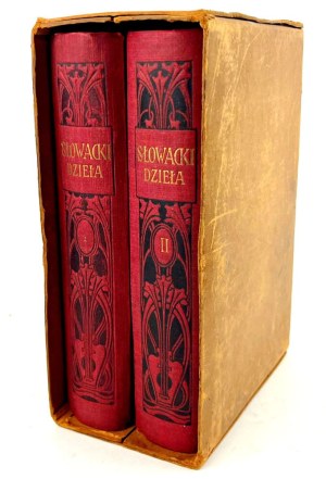 SŁOWACKI- DZIEŁA vol.I-II [complete] ed. Pini ed. 1910. portraits, case