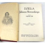 SŁOWACKI- DZIEŁA t.I-II [komplet] red. Pini wyd. 1910r. portrety, futerał