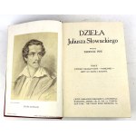 SŁOWACKI- DZIEŁA t.I-II [komplet] red. Pini wyd. 1910r. portrety, futerał