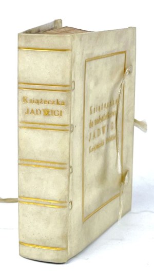 THE BOOK OF JADWIG'S NABLES edition 1875 period parchment
