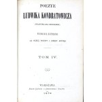 KONDRATOWICZ [SYROKOMLA]- POEZYE 10 wol. [komplet] 1872