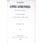 KONDRATOWICZ [SYROKOMLA]- POEZYE 10 wol. [komplet] 1872