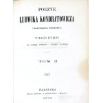 KONDRATOWICZ [SYROKOMLA]- POEZYE 10 wol. [komplet] 1872