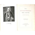KOCHANOWSKI - DZIEŁA WSZYSTKIE t. I-IV [komplet w 4wol.]. Wydanie pomnikowe